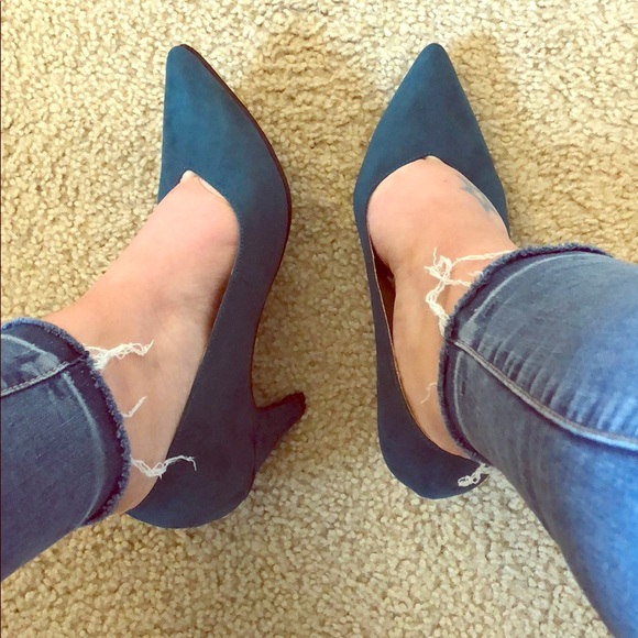 Jaclyn Smith Shoes - New Jaclyn Smith Dark Teal Heels